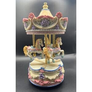 Vintage Melodies Carousel horse Works And Spins To Wind Beneath My Wings.